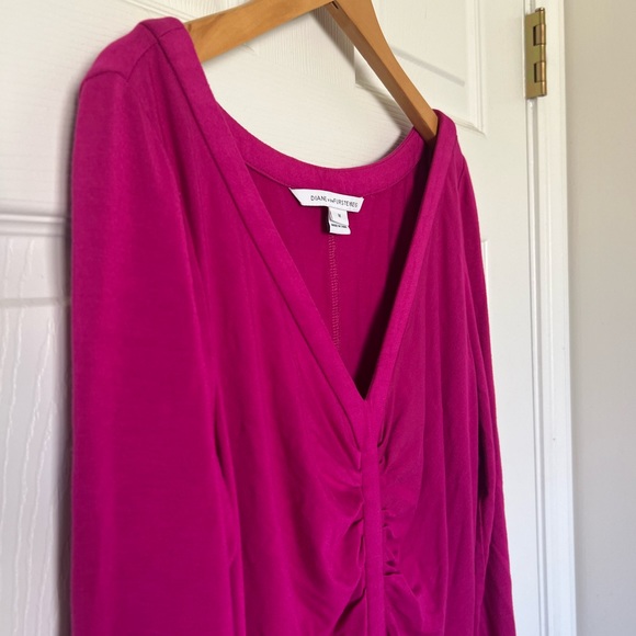 Diane von Furstenberg Pink Bodycon Dress medium (runs small) Greece Style Barbie - Picture 4 of 9